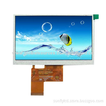 4.3-inch TFT LCD module, 480x272 40pin without touch